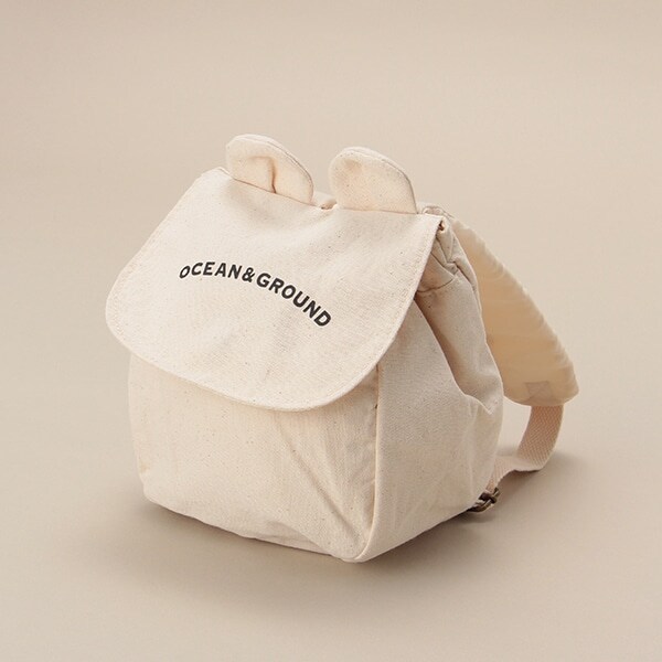 Narumiya Online ナルミヤ オンラインの公式通販サイト リュック オーシャン グラウンド オーガニックコットン ベビーリュック S 生成 ベビー