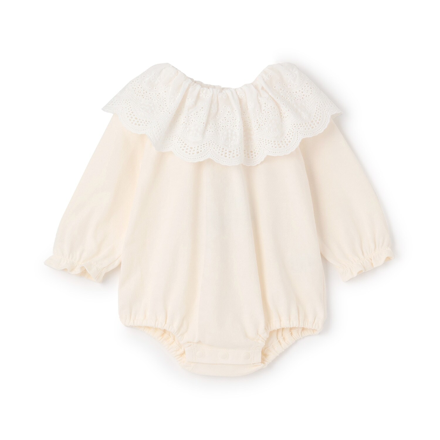 【LaStella】スカラップカラーバルーンボディシャツ