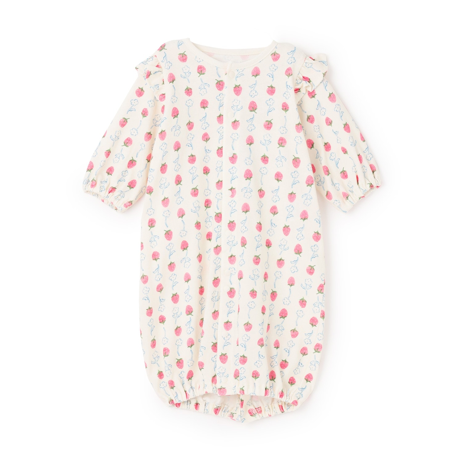 【LaStella】ソウガラフリルショルダー2WAYドレス