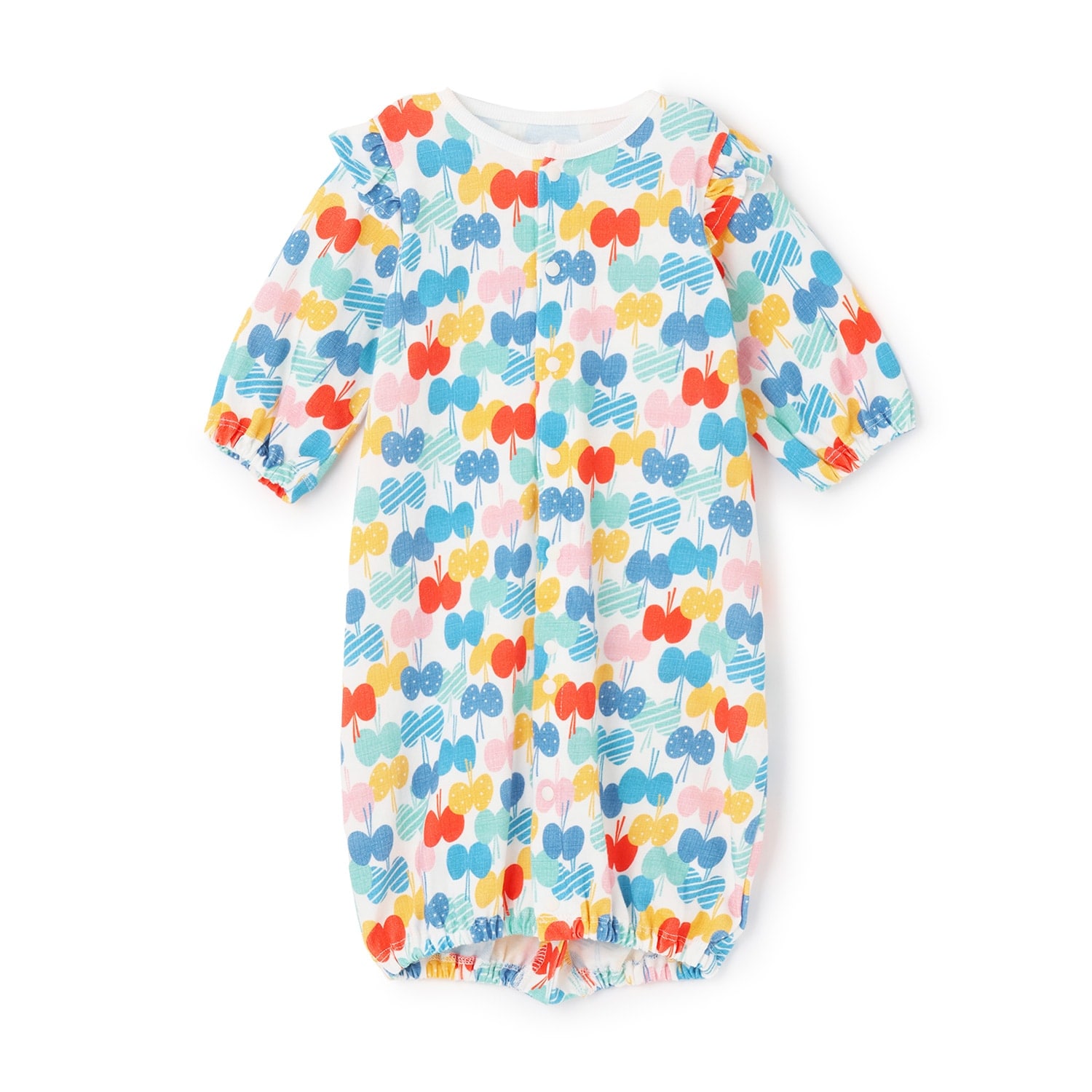 【LaStella】ソウガラフリルショルダー2WAYドレス