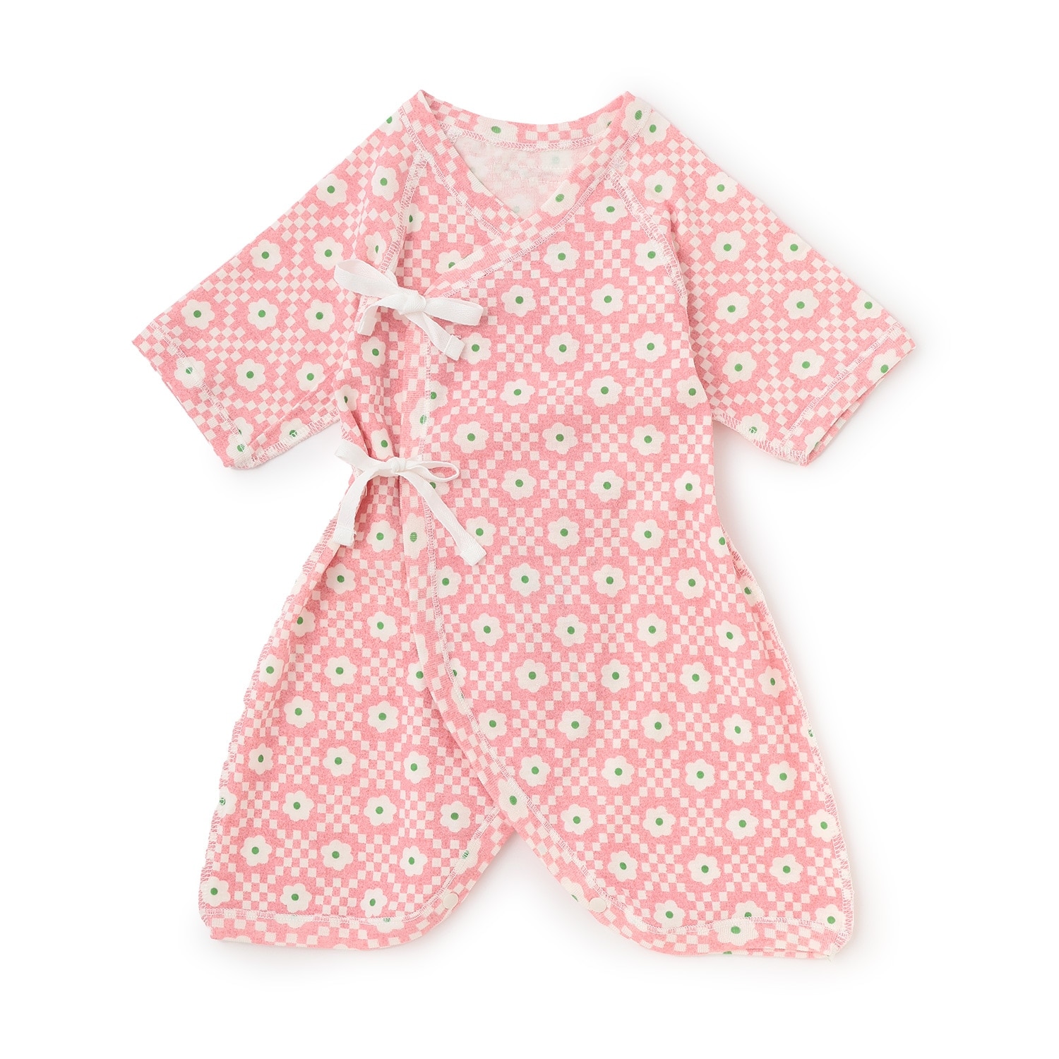 【オーシャン＆グラウンド】コンビ肌着 Flower Tile