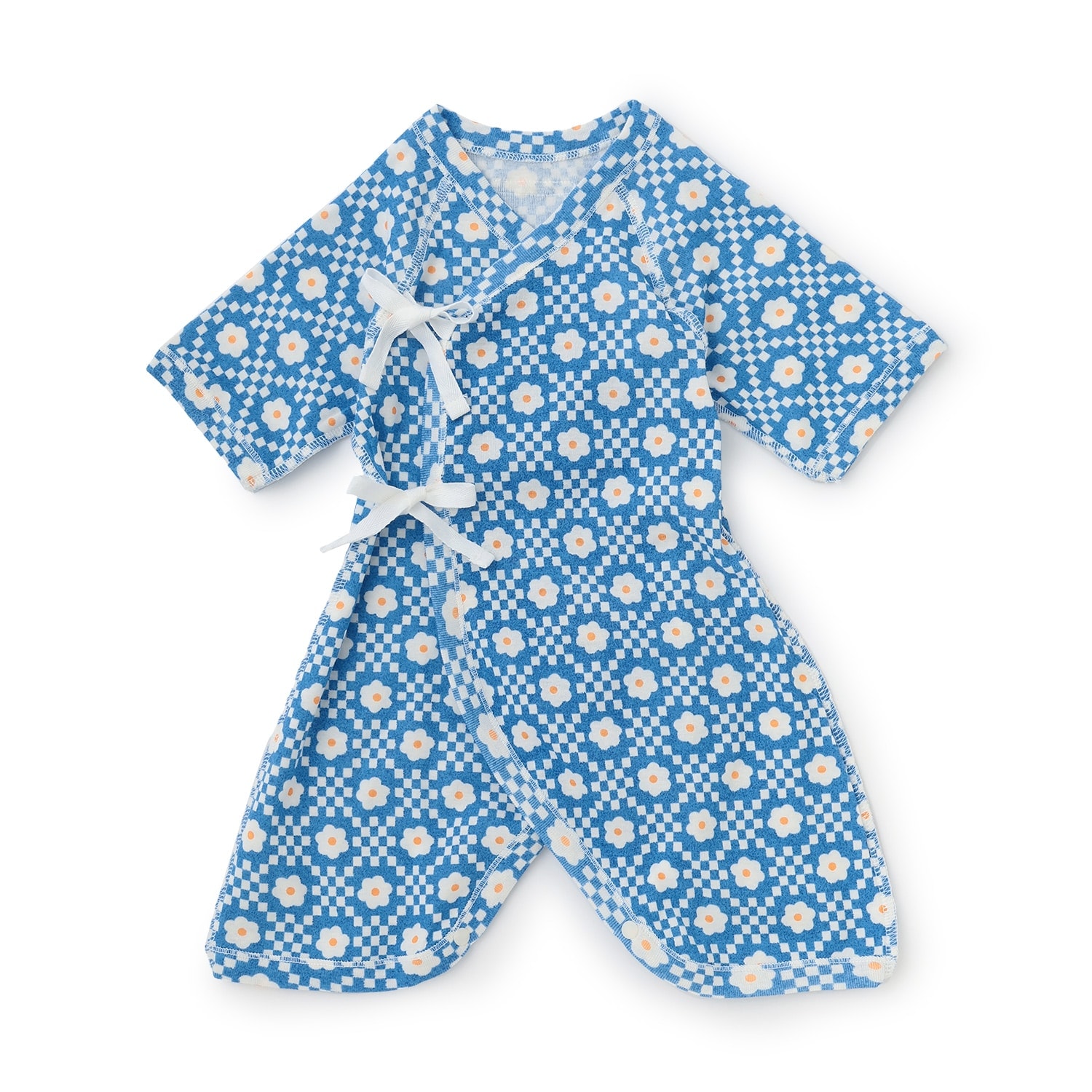 【オーシャン＆グラウンド】コンビ肌着 Flower Tile