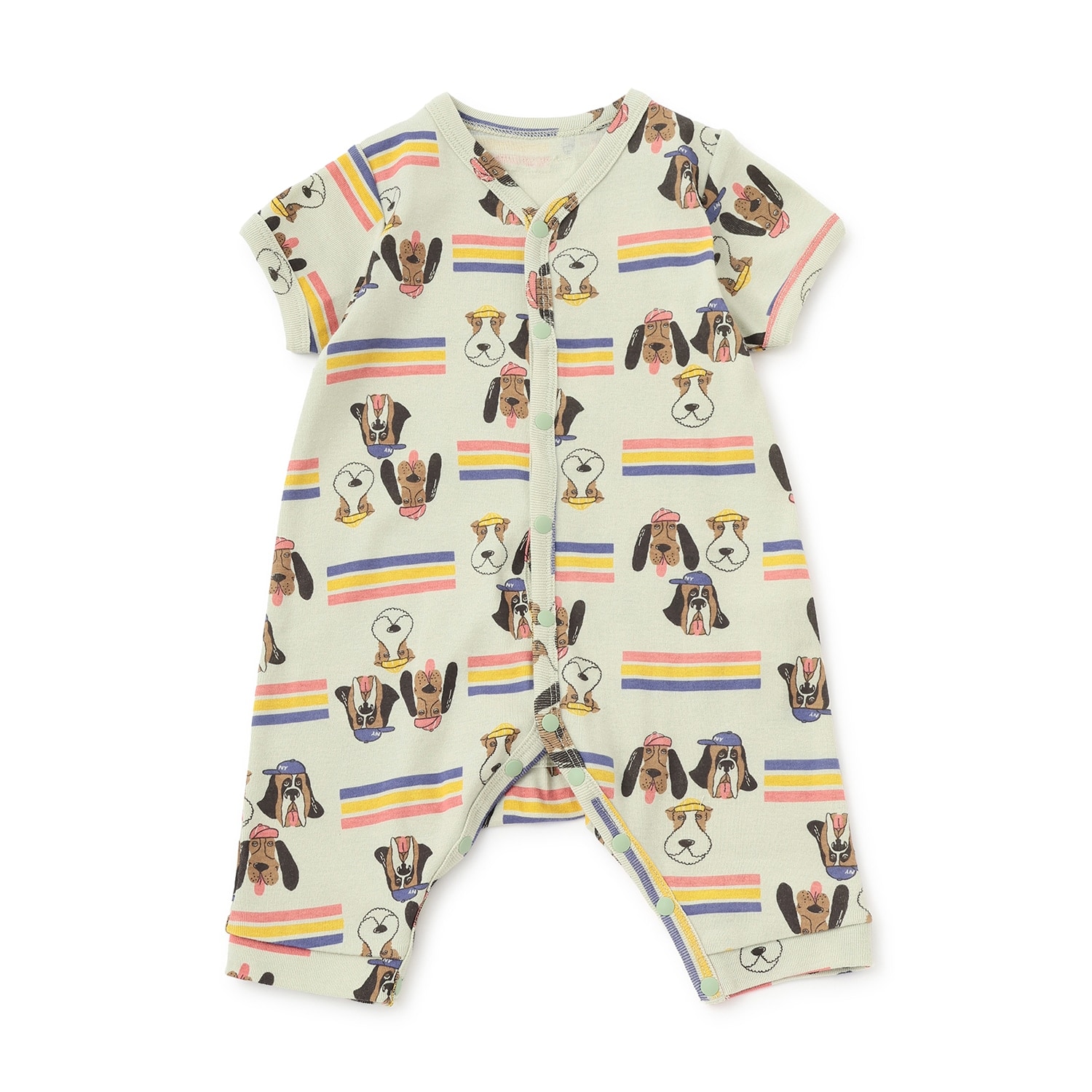 【オーシャン＆グラウンド】半袖ロンパス Dog