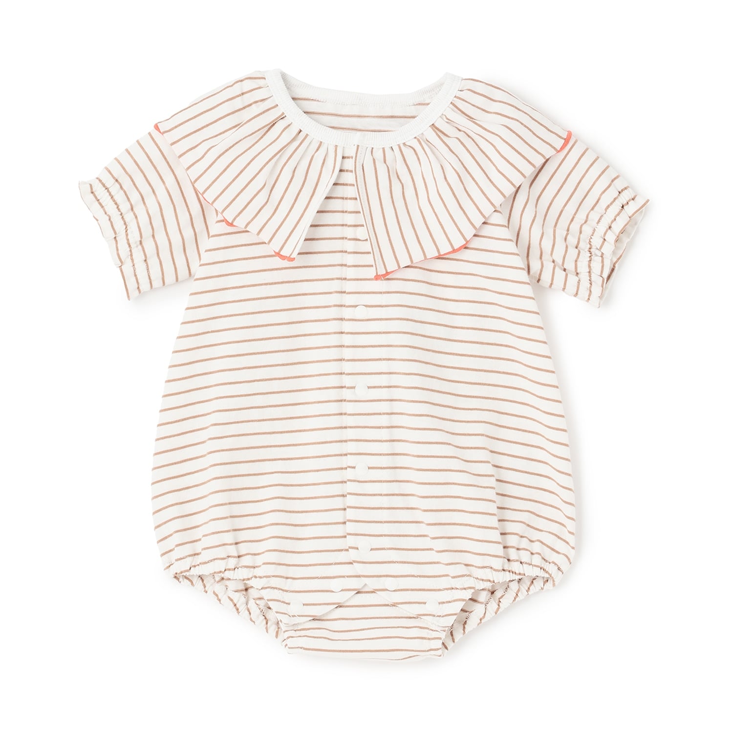 【NEBULA】メロウカラーボーダーボディシャツ