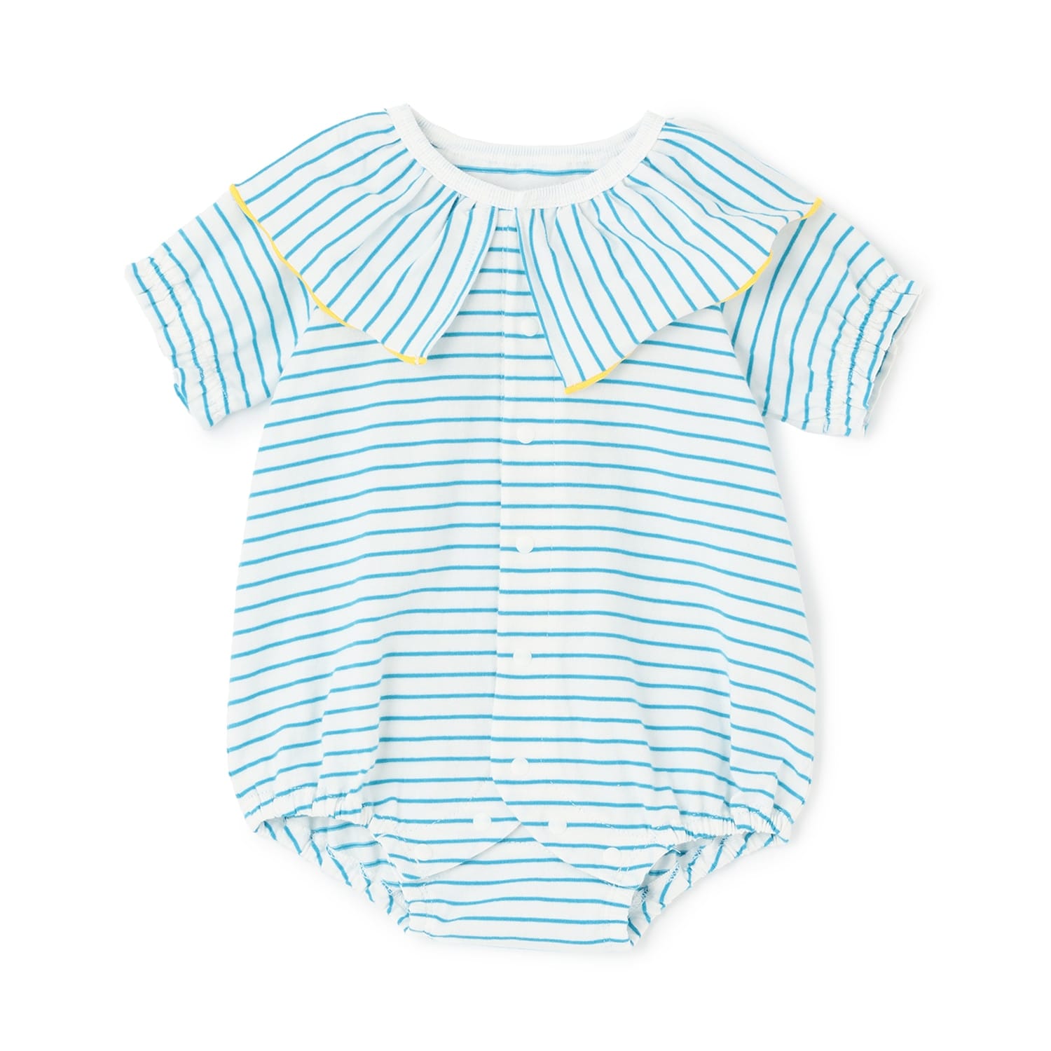 【NEBULA】メロウカラーボーダーボディシャツ