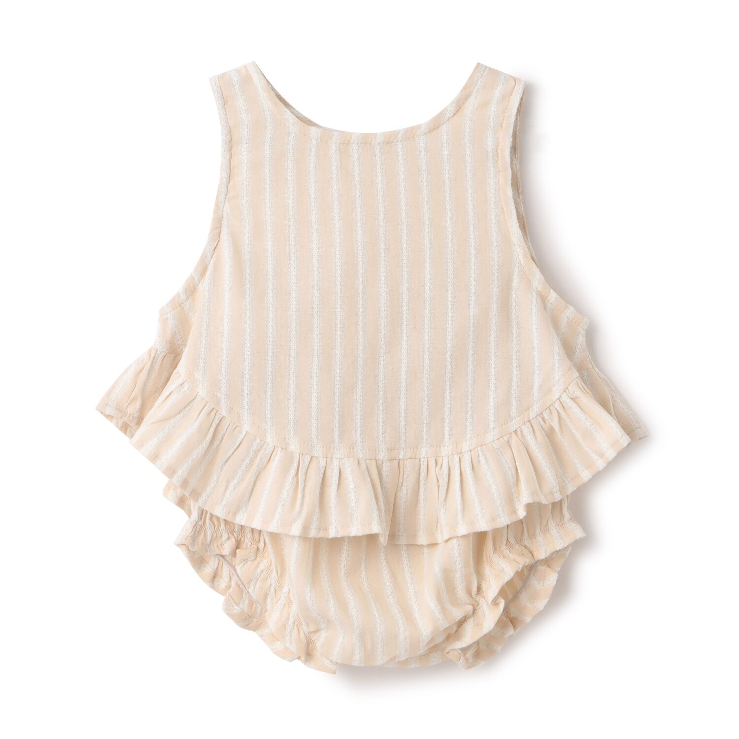 【LaStella】フリルヘムチュニックスーツ