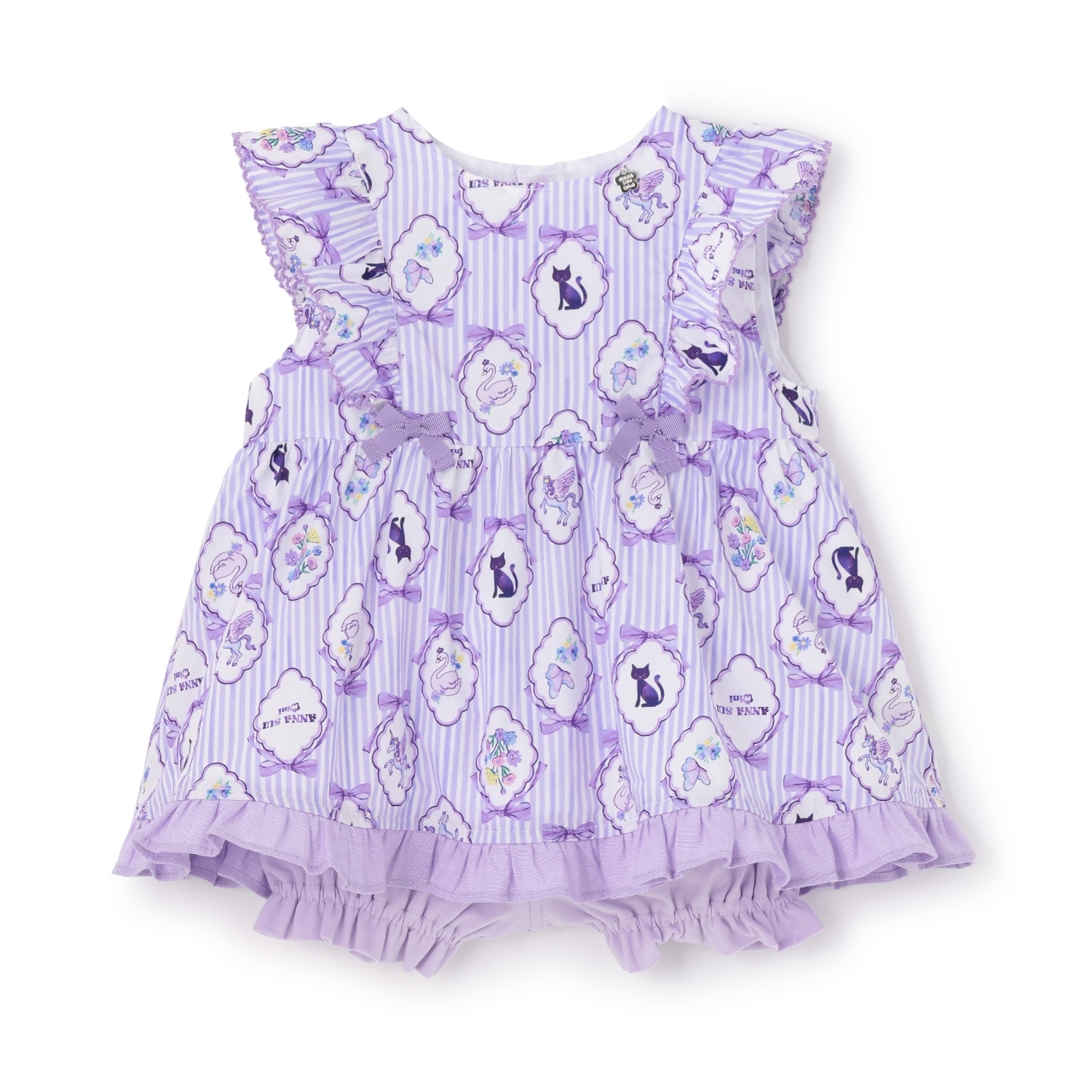 総柄チュニック＋カバーパンツ