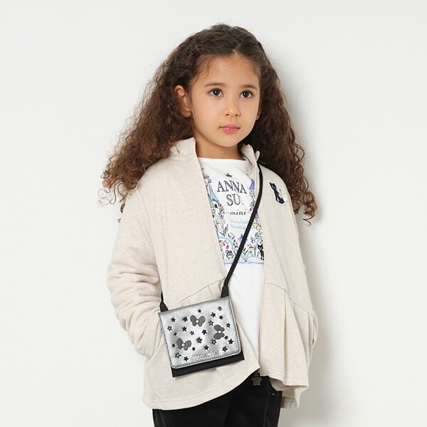 Narumiya Online ナルミヤ オンラインの公式通販サイト星刺しゅう移動ポケット F シルバー グレー キッズ