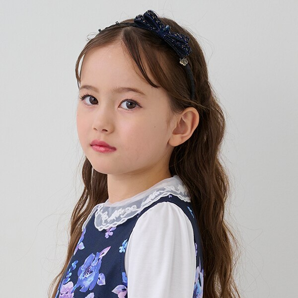新品】ラブリードットチュールリボンカチューシャ(ラベンダー/ピンク) k_ka_1206_06_b195 - closet child  オンラインショップ
