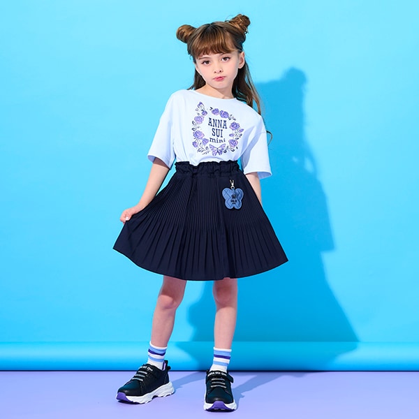 アナスイミニ　【あったか裏微起毛】プリーツスカパン　160cm あったか裏微起毛】プリーツスカパン | ANNA SUI mini
