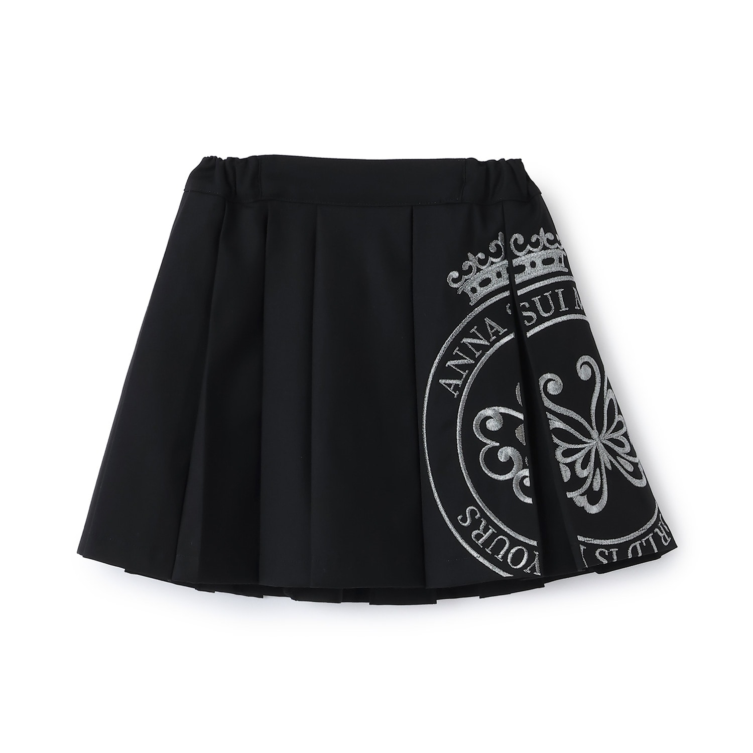 【あったか】エンブレムプリーツSK＋1分丈スパッツ