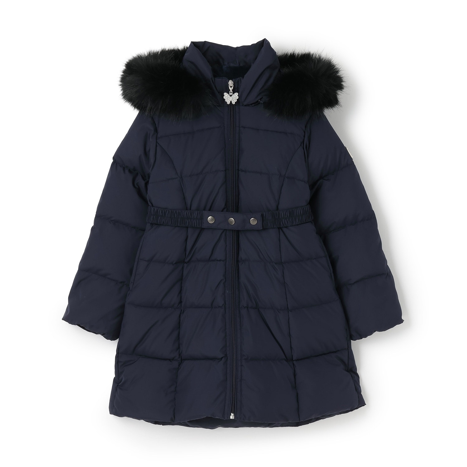 ベルトつきロングダウン(110cm ラベンダー): キッズ - ナルミヤ