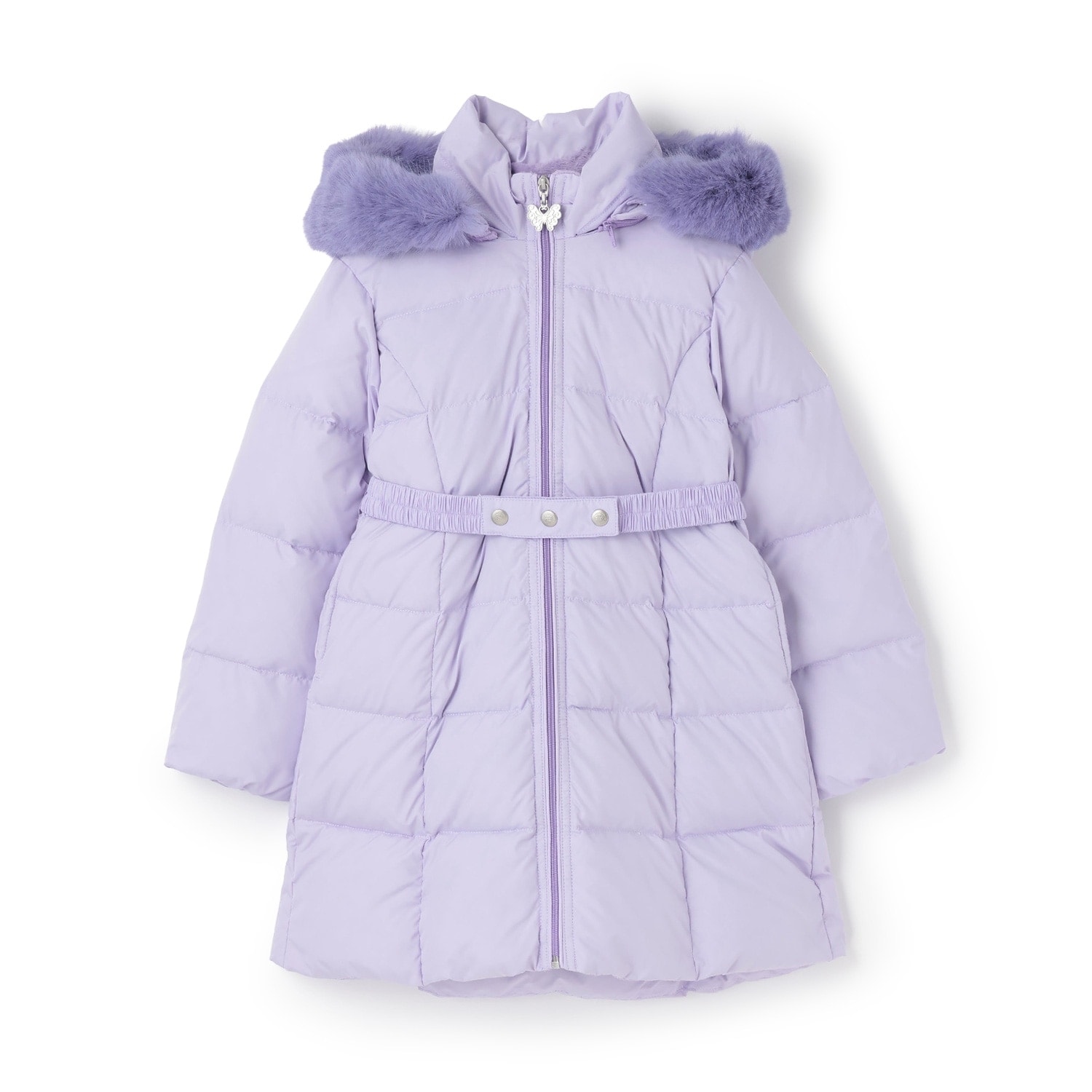 ベルトつきロングダウン(110cm ラベンダー): キッズ - ナルミヤ