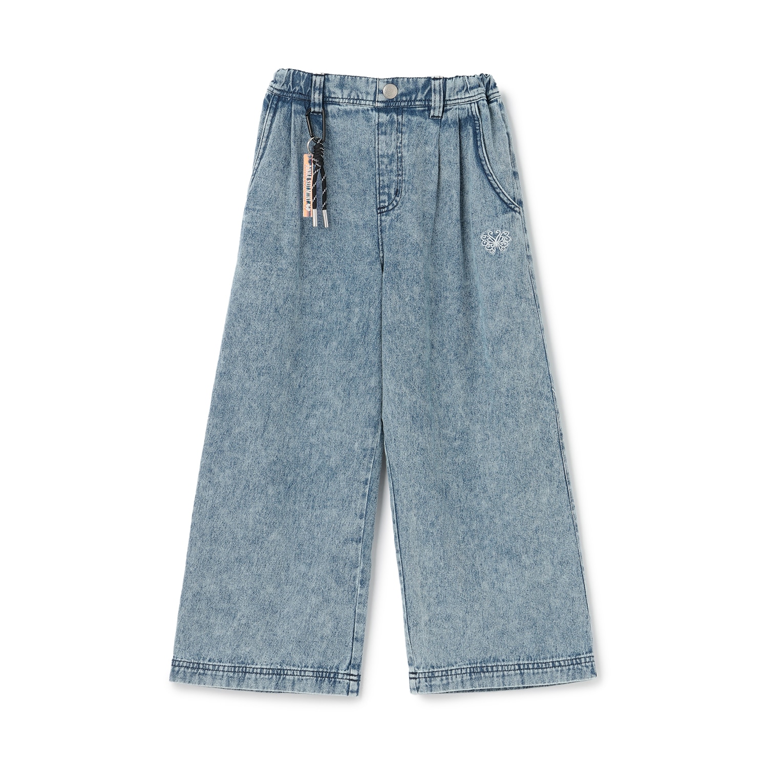 スタイルアップ☆デニムワイドパンツ