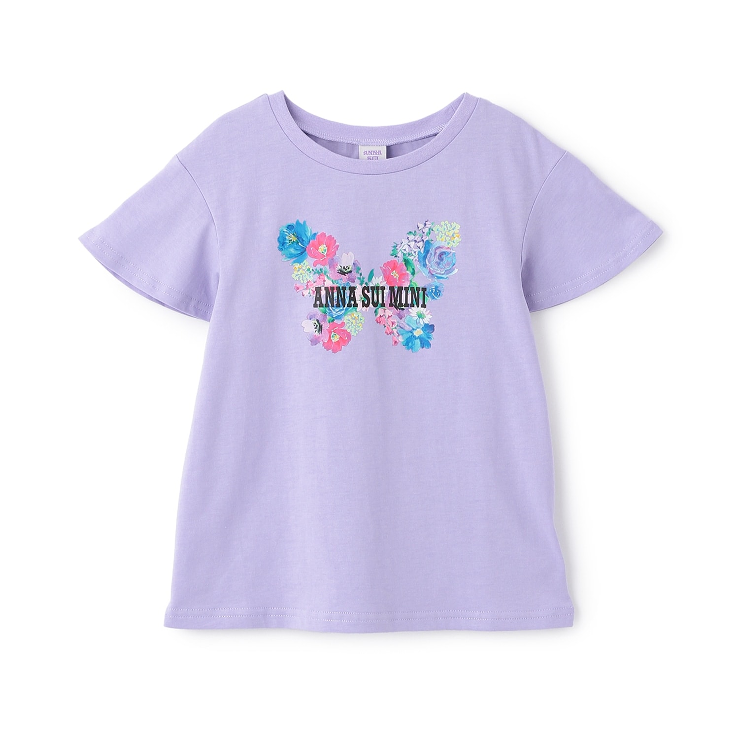 【人気商品再入荷】【直営店で取り扱い無し】チョウ花プリント半袖Tシャツ【接触冷感】