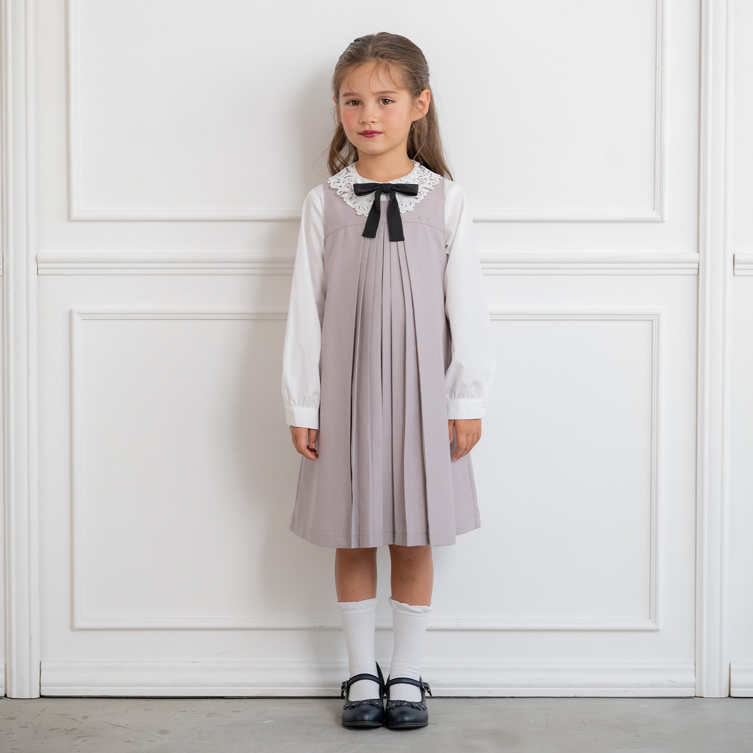 【ceremony】きちんと見えジャンスカ+ブラウスセット