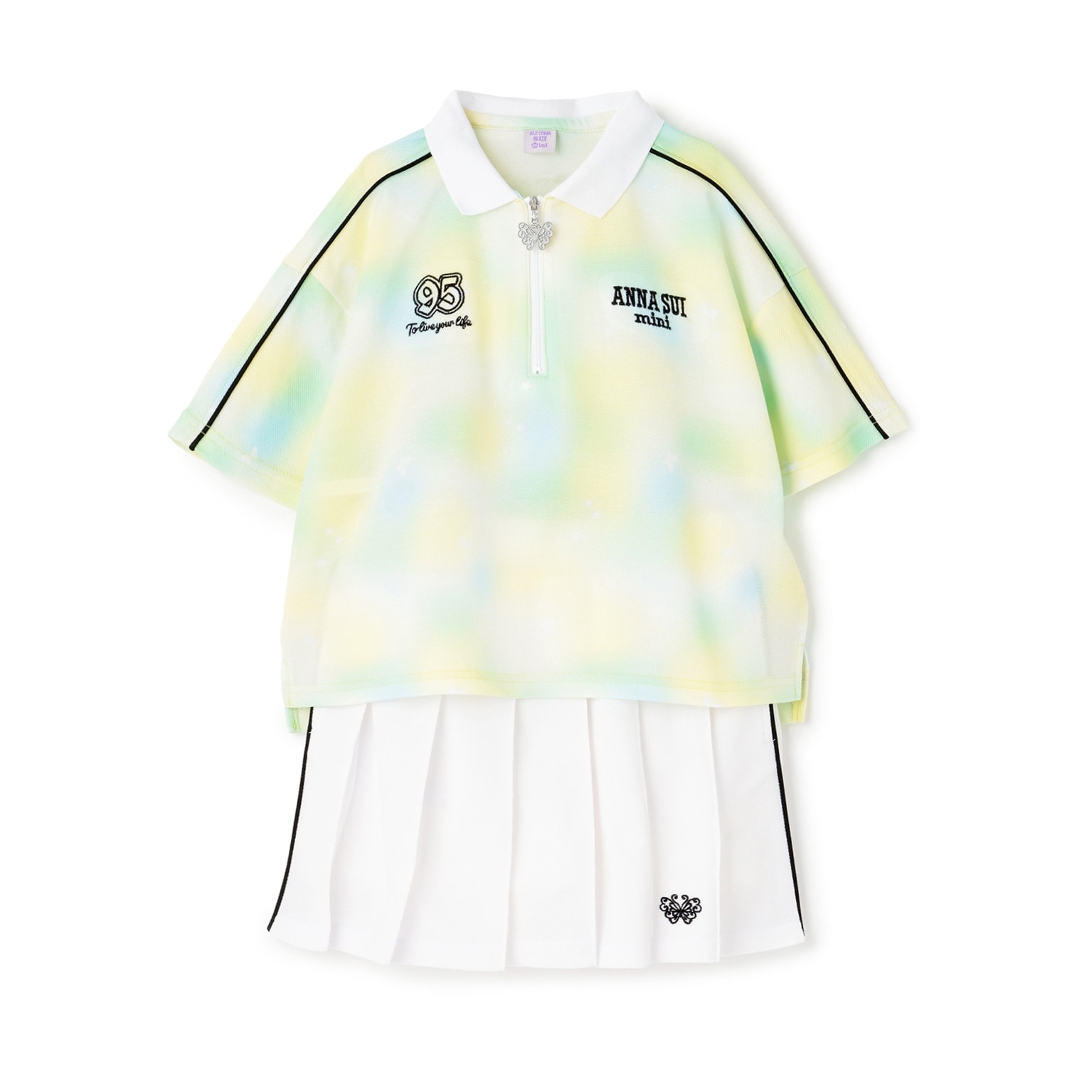 爽感ハーフジップセットアップ