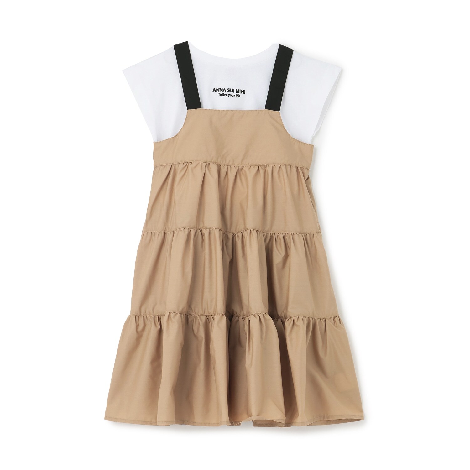 【人気商品再入荷】【直営店で取り扱い無し】短丈Tシャツ+ジャンスカ