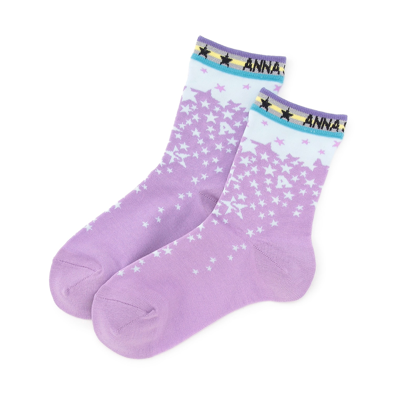 グラデーションスタークルーソックス