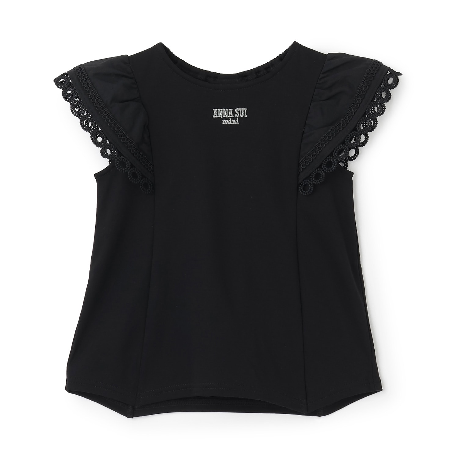 風をまとう 袖フリルTシャツ