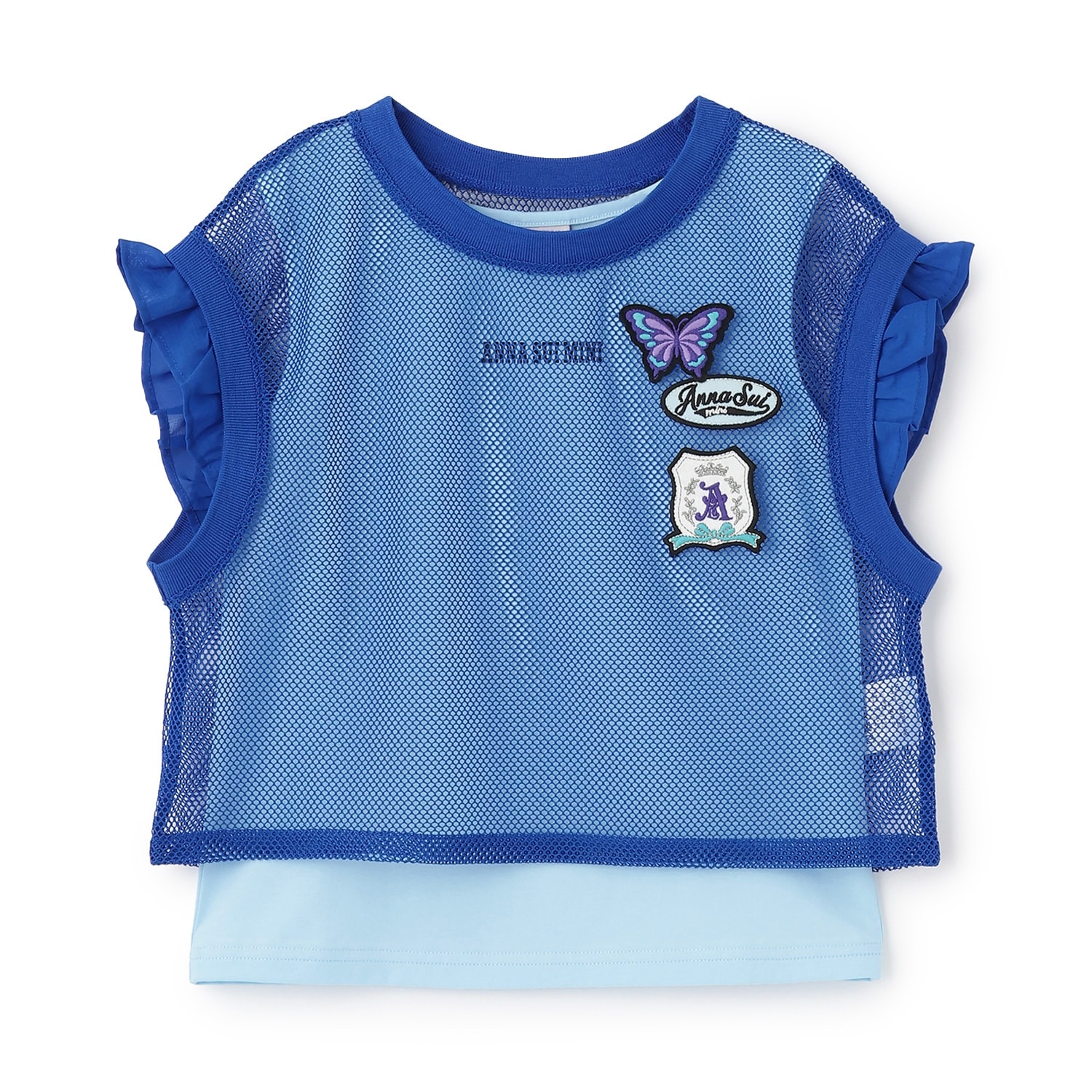 ワッペンメッシュT+タンクトップ