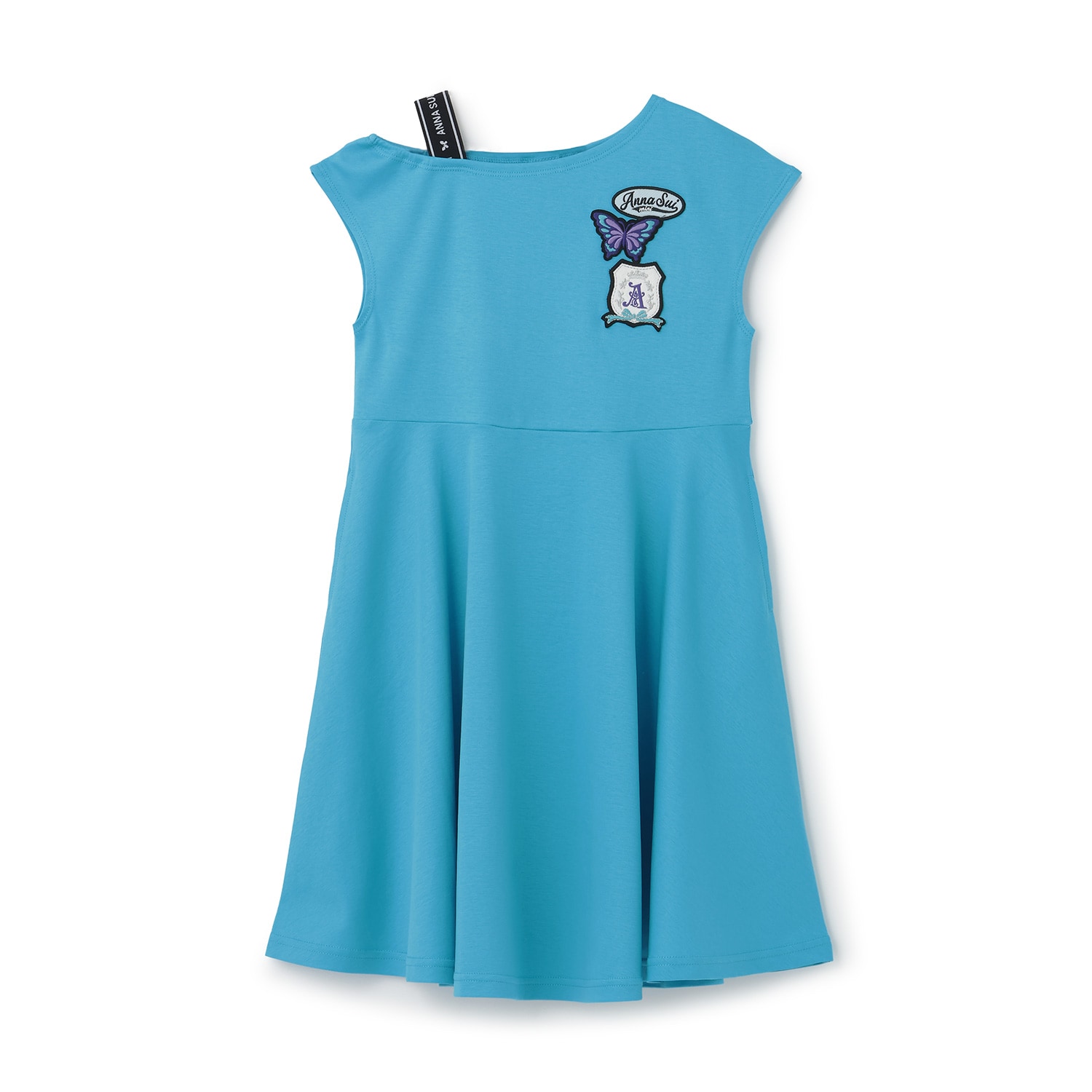 ロゴテープカットワンピース