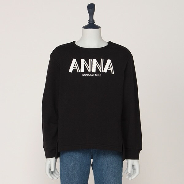 ミニ裏毛 ロゴリボントレーナー