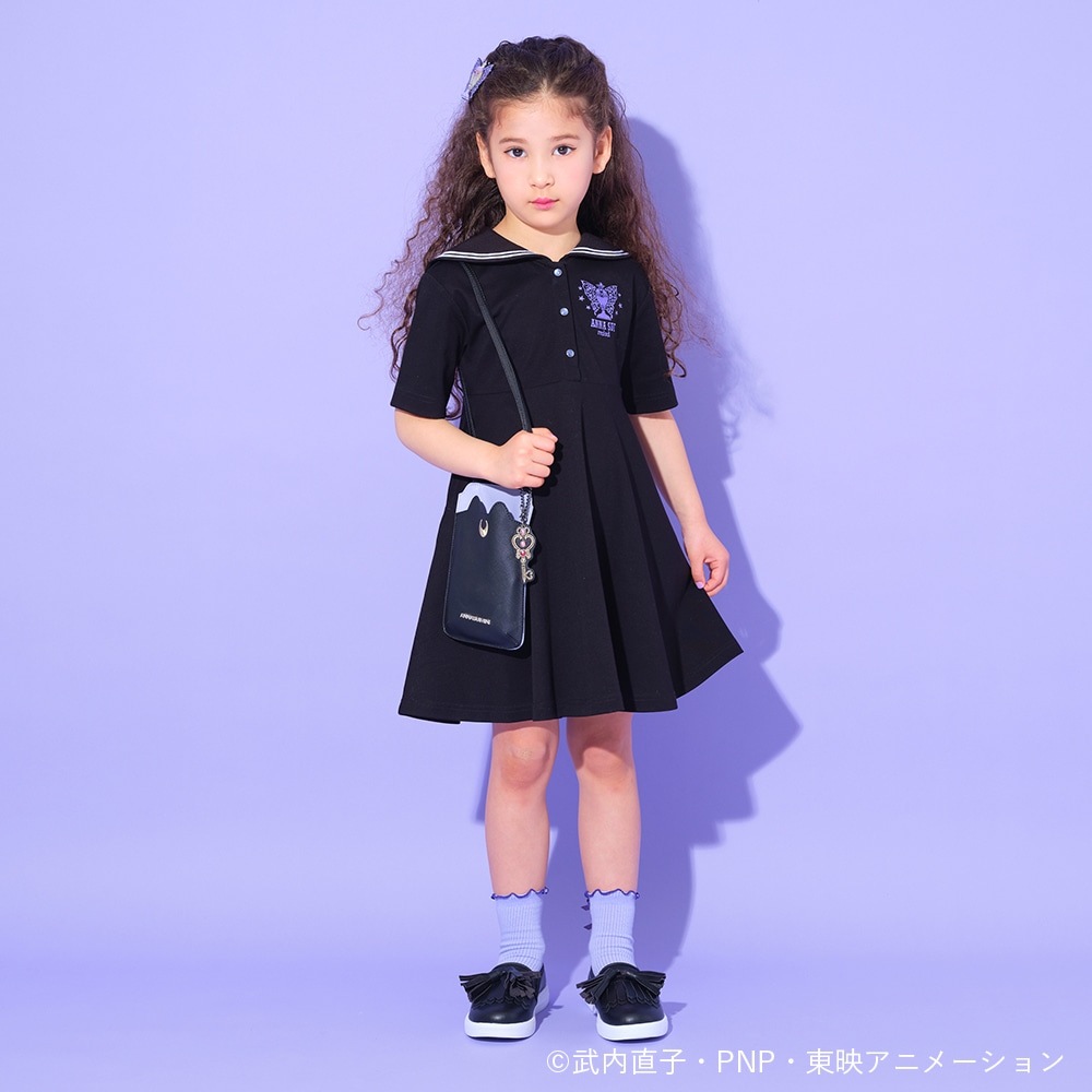 美少女戦士セーラームーン×ANNA SUI mini ワンピース】(110cm ブラック ...