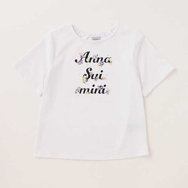 Narumiya Online ナルミヤ オンラインの公式通販サイトロゴ花プリントtシャツ 90cm ラベンダー キッズ