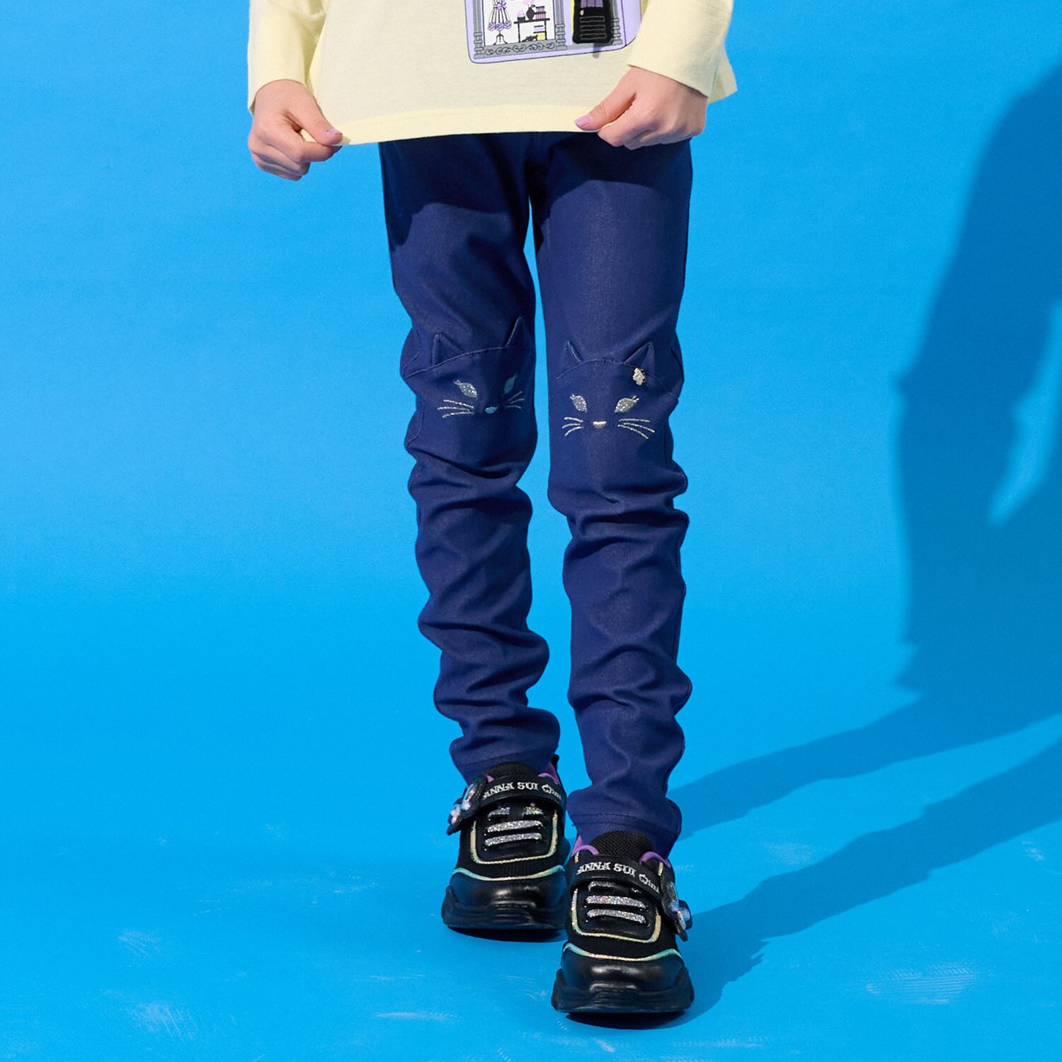 膝ネコレギンス