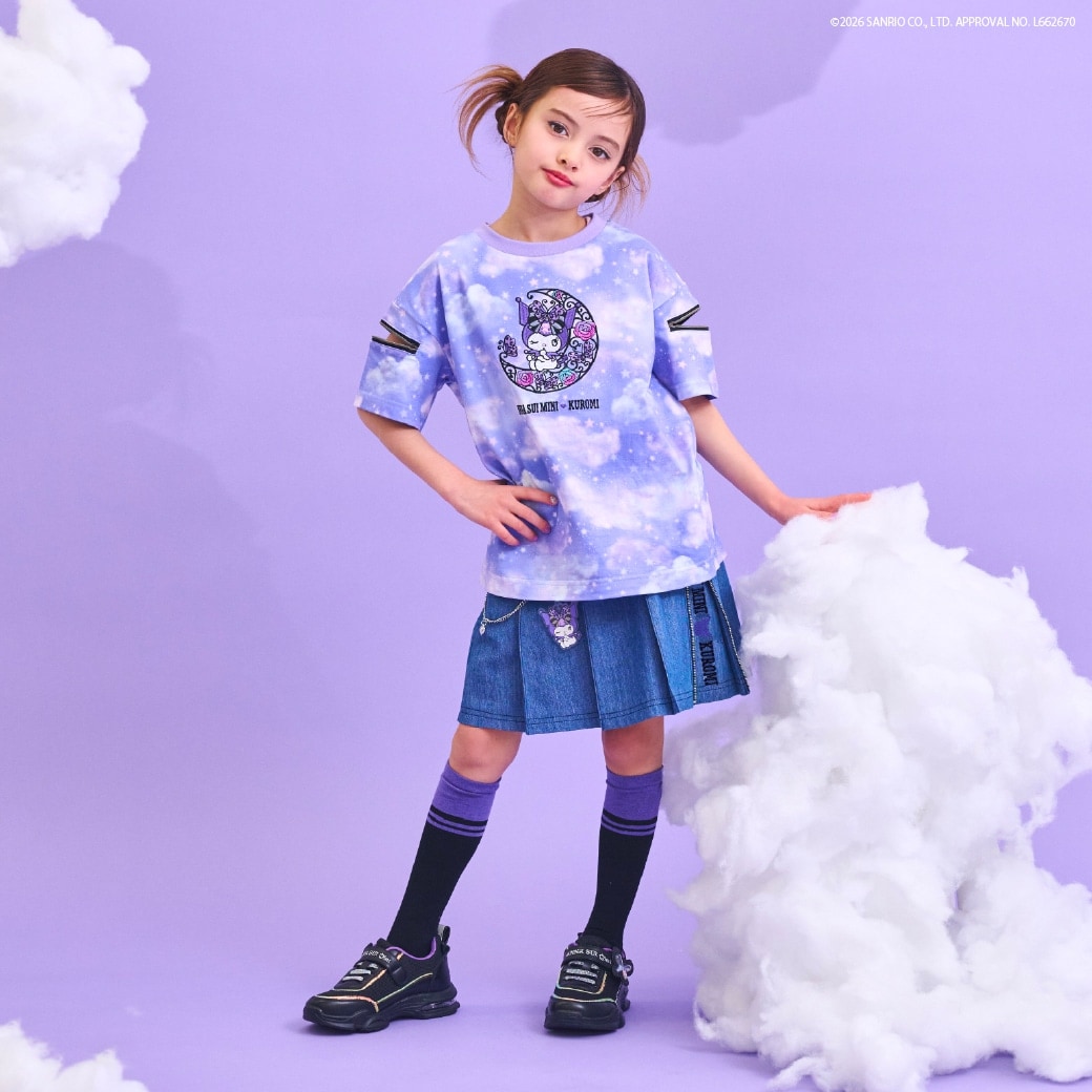 【2/20販売開始予定】【KUROMI】総柄Tシャツ
