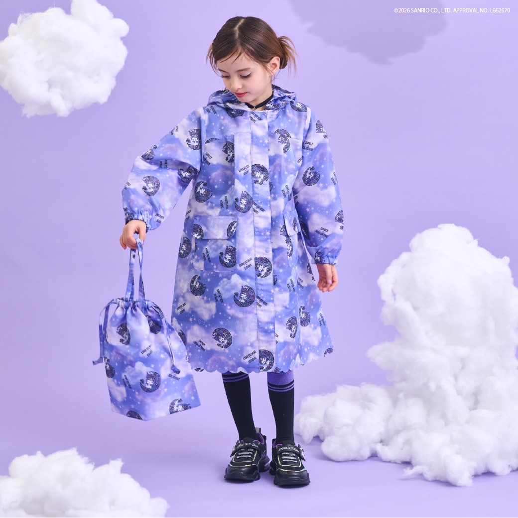 【2/20販売開始予定】【KUROMI】レインコート