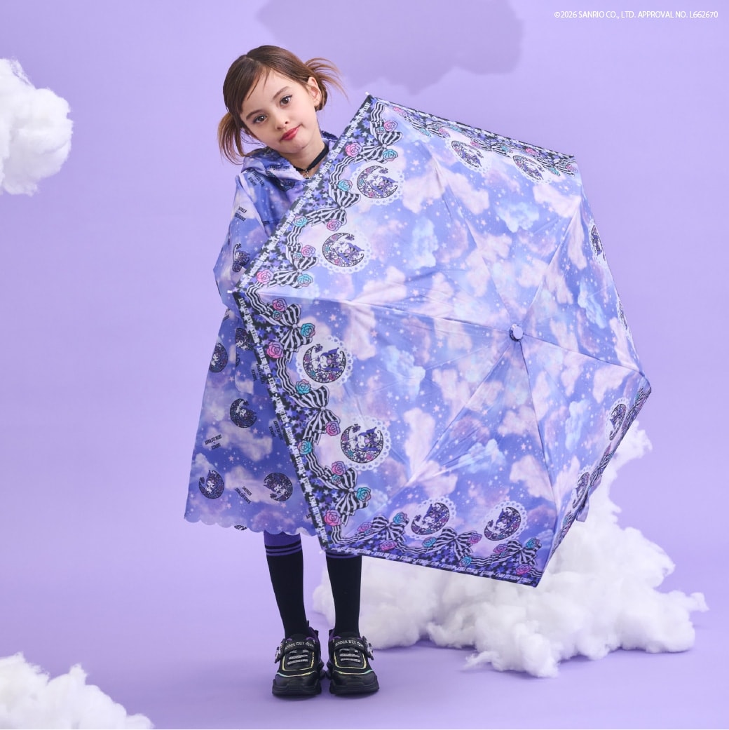 【2/20販売開始予定】【KUROMI】晴雨兼用折りたたみ傘