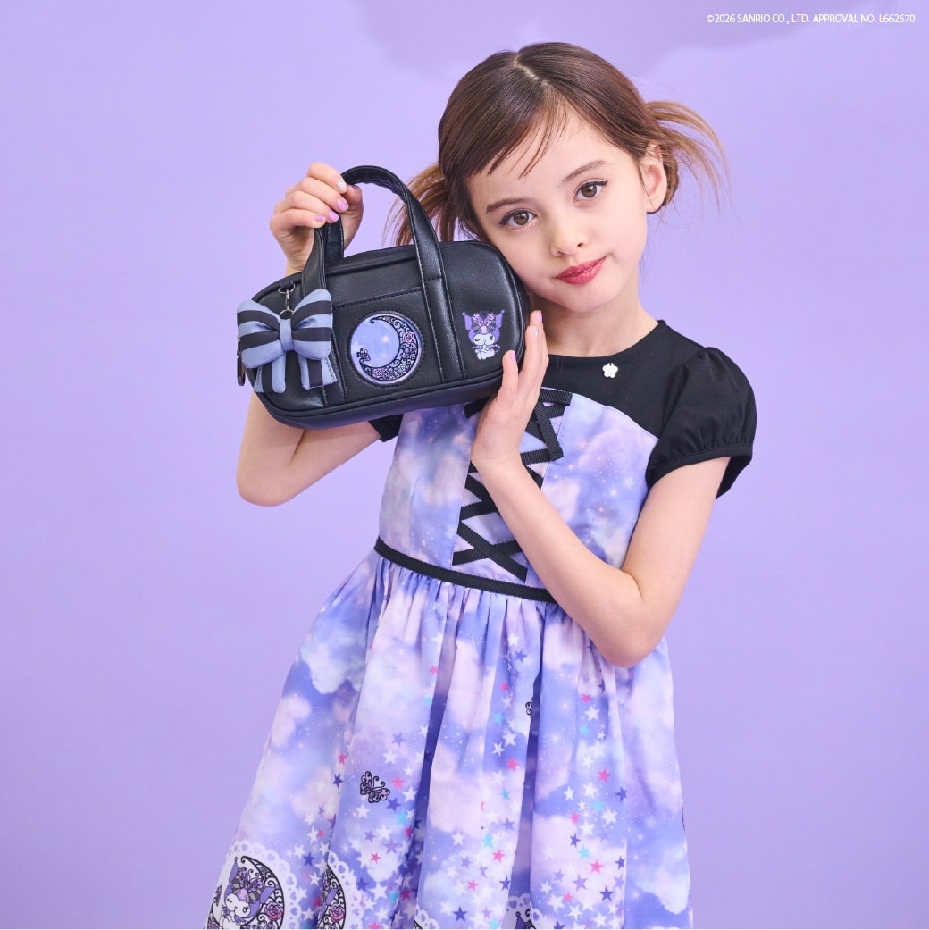 【3月上旬販売開始予定】【KUROMI】合皮ミニバッグ