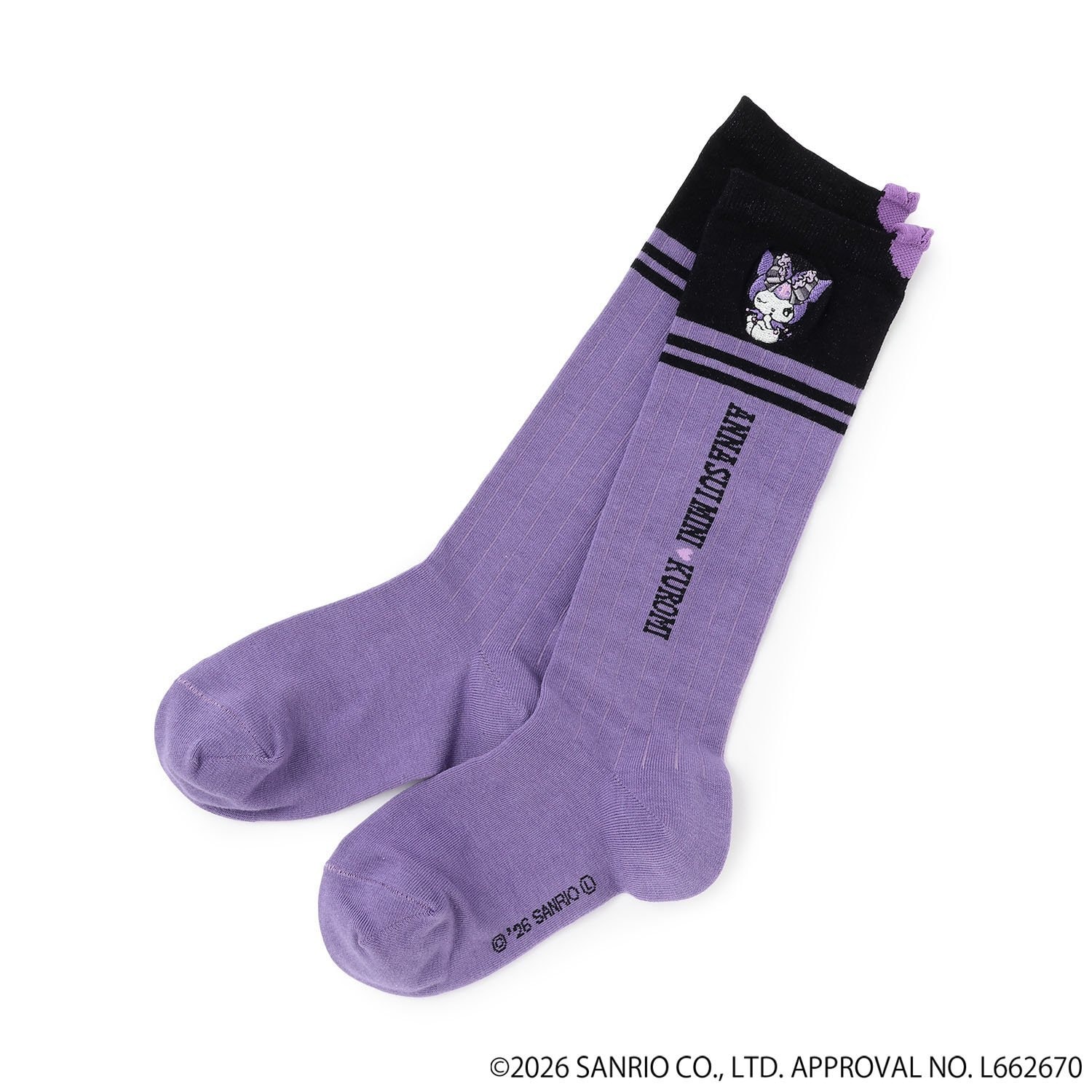 【2/20販売開始予定】【KUROMI】ハイソックス