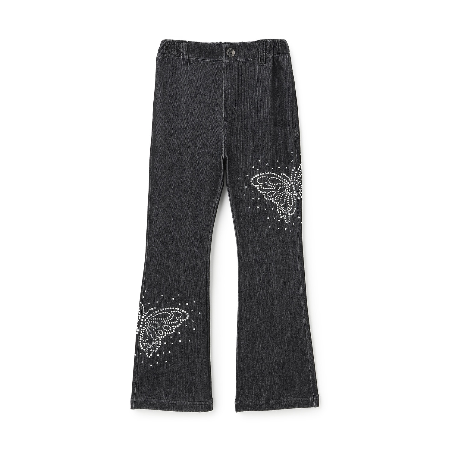 スタイルアップ☆ラインストーン フレアパンツ