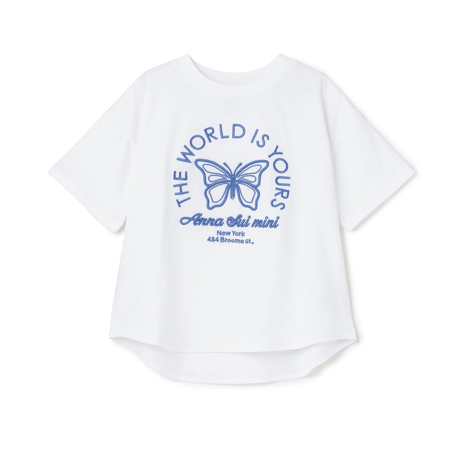 【人気商品再入荷】【直営店で取り扱い無し】蝶刺しゅうTシャツ