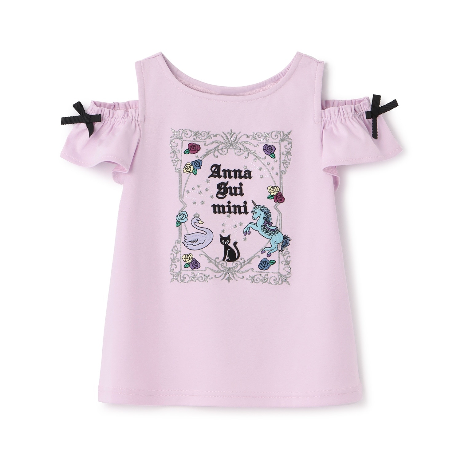 【人気商品再入荷】【直営店で取り扱い無し】星座刺しゅう肩開きTシャツ