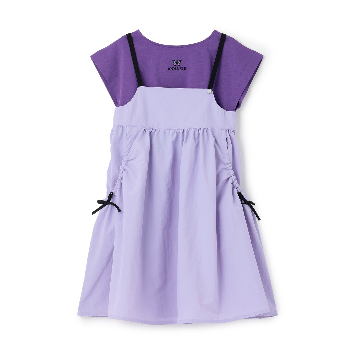 【人気商品再入荷】【直営店で取り扱い無し】ギャザージャンスカ+短丈Tシャツ