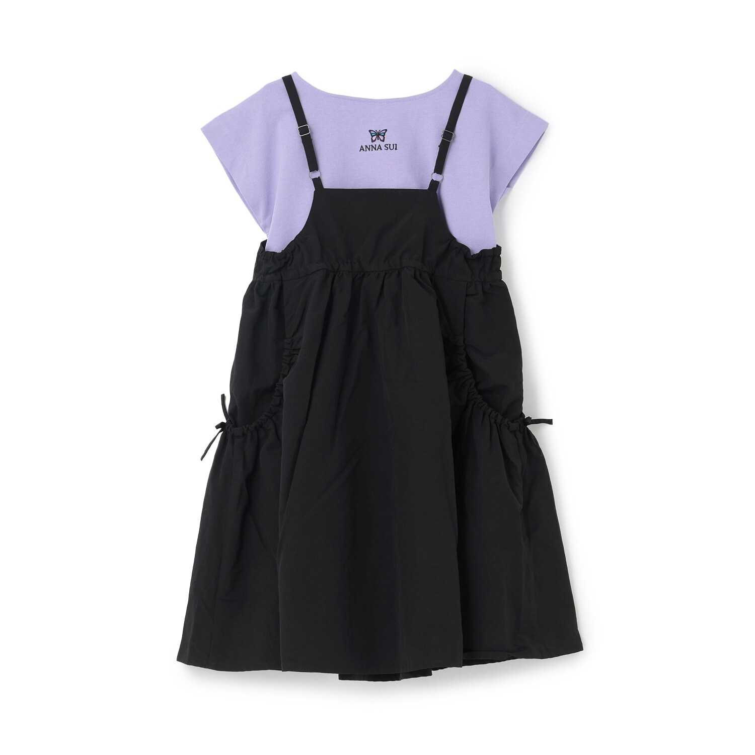 【人気商品再入荷】【直営店で取り扱い無し】ギャザージャンスカ+短丈Tシャツ