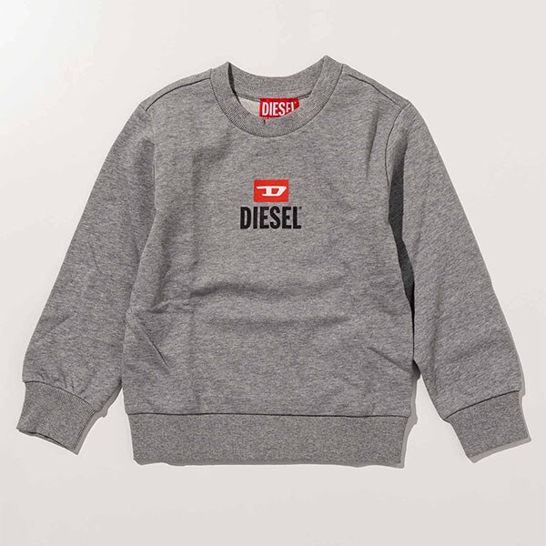 【DIESEL(ディーゼル)Kids&Junior】ワンポイントブランドロゴスウェットプルオーバー