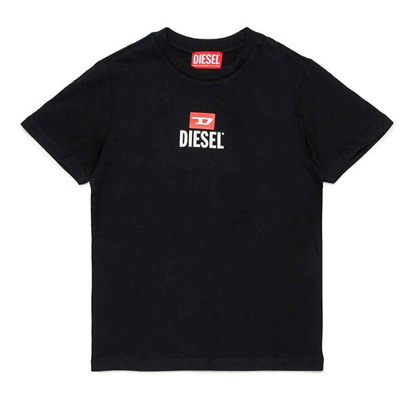 【DIESEL(ディーゼル)Kids&Junior】ワンポイントブランドロゴ半袖Tシャツカットソー