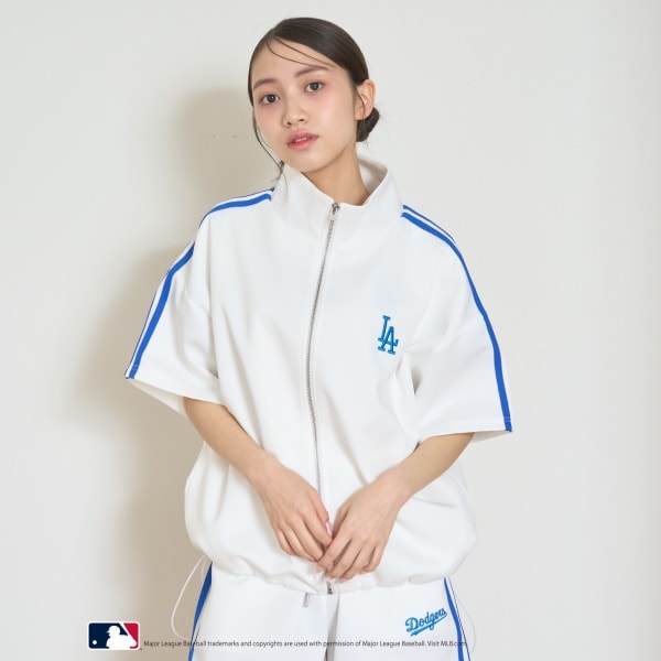 【MLB】【速乾】半袖トラックJK