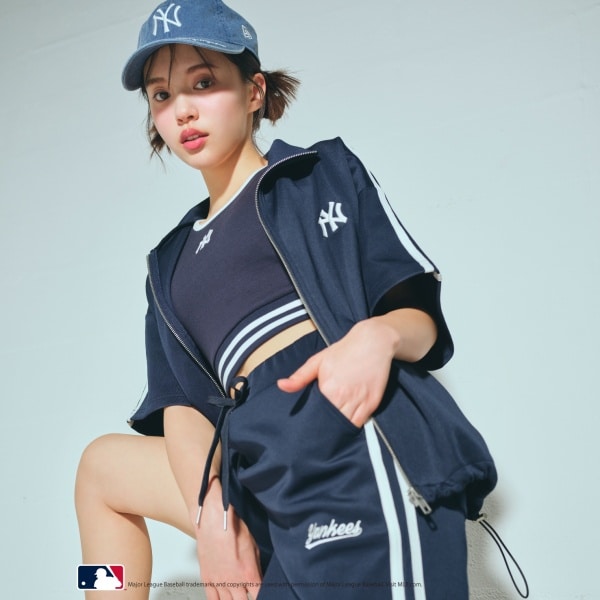 【MLB】【速乾】半袖トラックJK