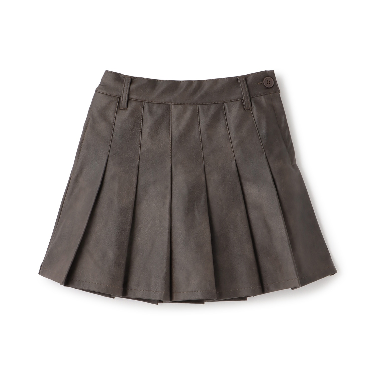 【LTXC】合皮プリーツスカート