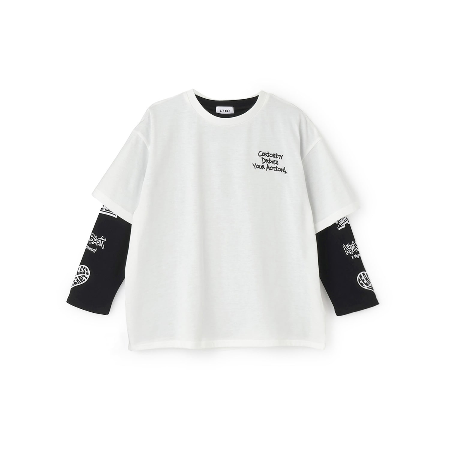 【LTXC/速乾】ルーズTシャツレイヤードセット