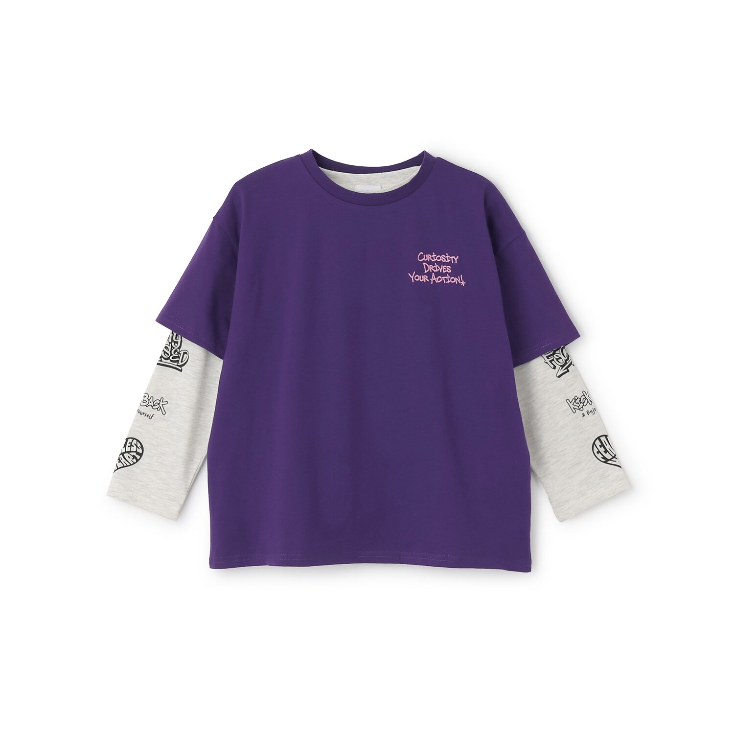 【LTXC/速乾】ルーズTシャツレイヤードセット