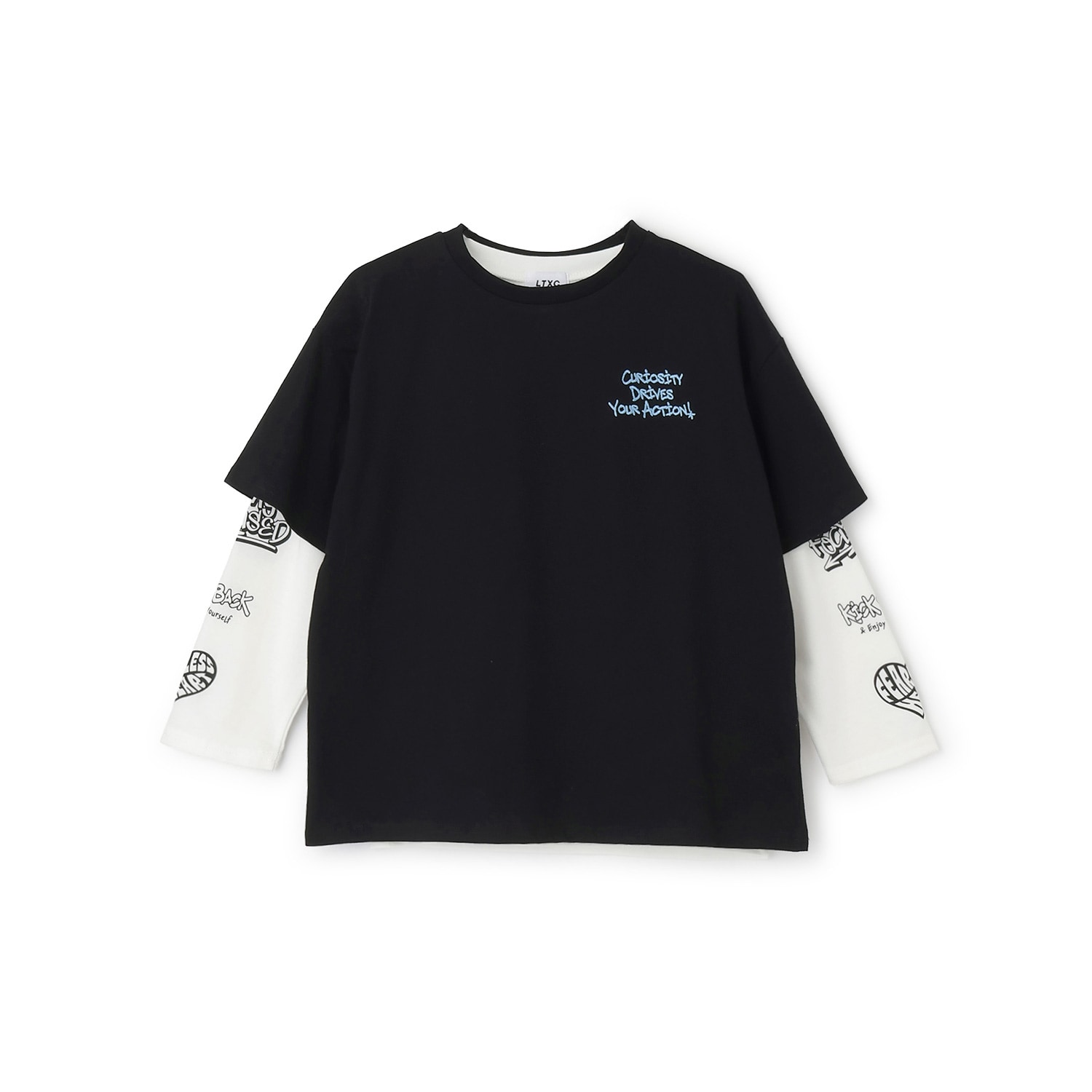 【LTXC/速乾】ルーズTシャツレイヤードセット