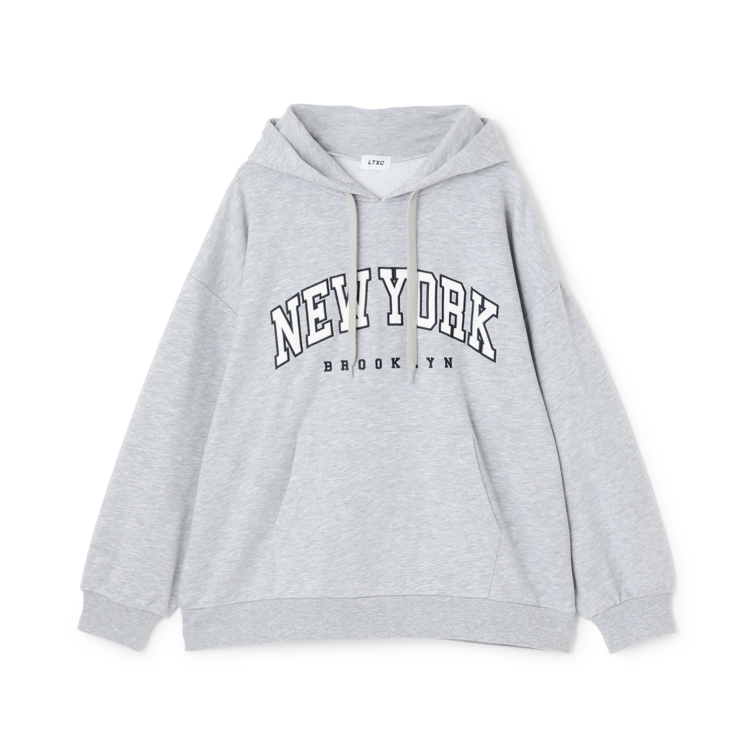 【秒かわトップス】【LTXC】カレッジルーズパーカー