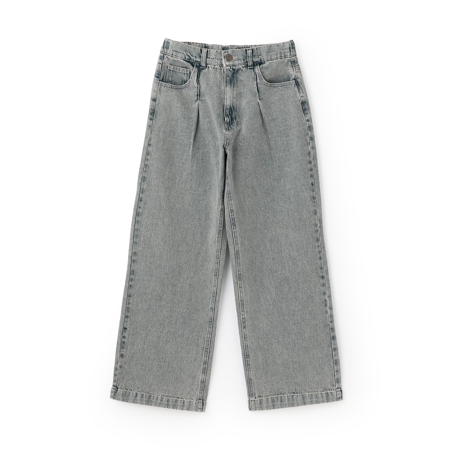 【LTXC】【セット可】タックワイドデニムパンツ